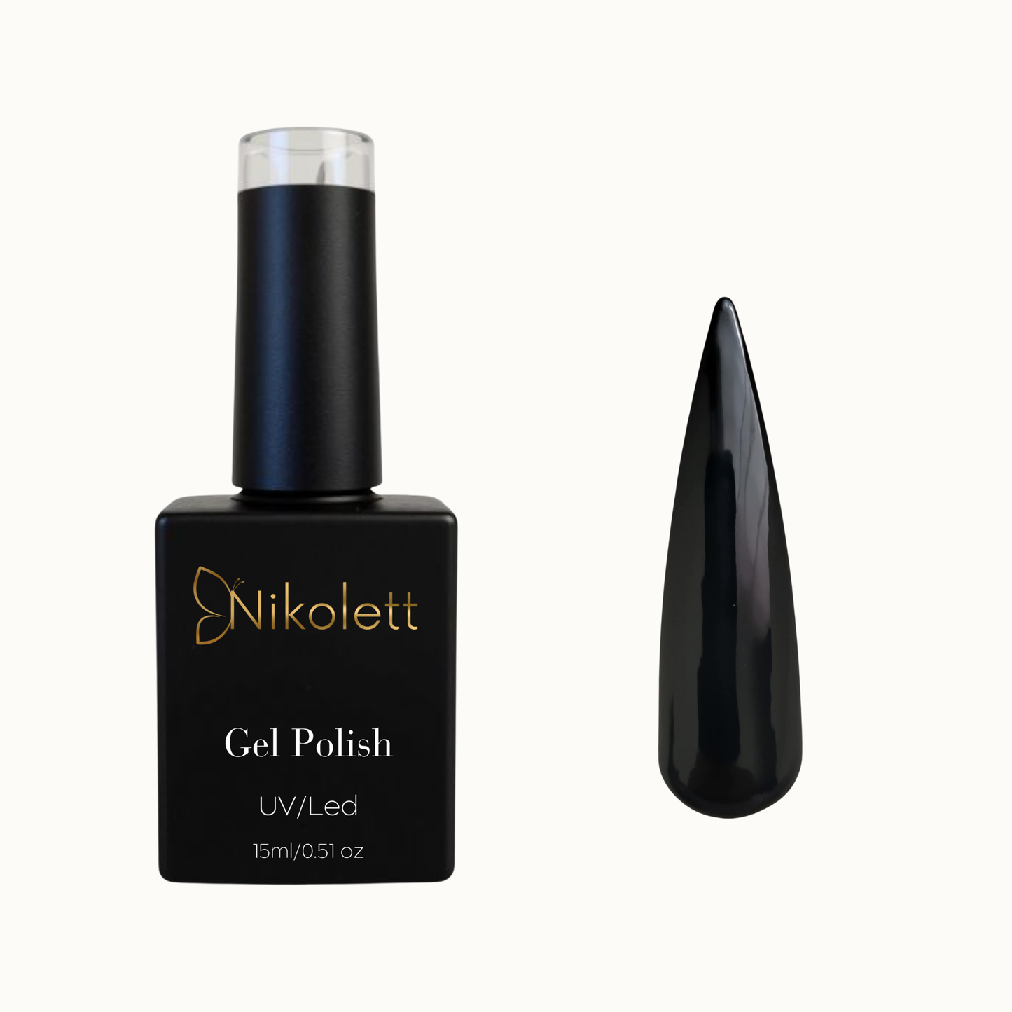 Gel Polish G02 Pure Black