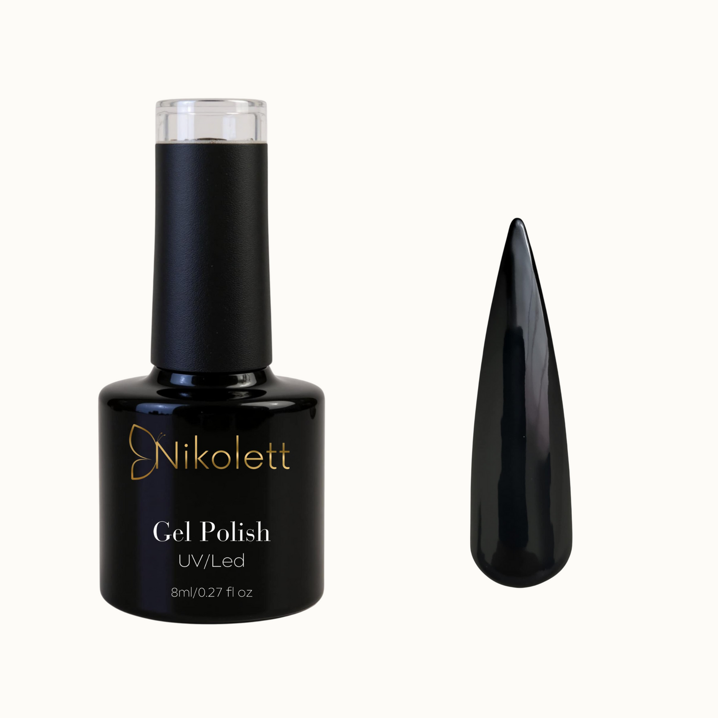 Gel Polish G02 Pure Black