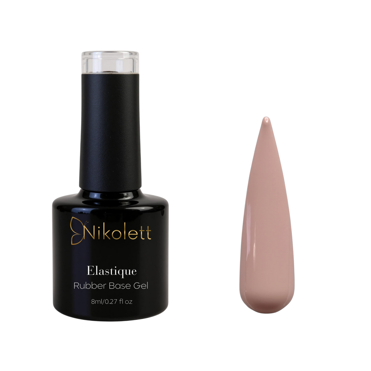 Elastique Rubber Base Gel RB02 Almond Nude