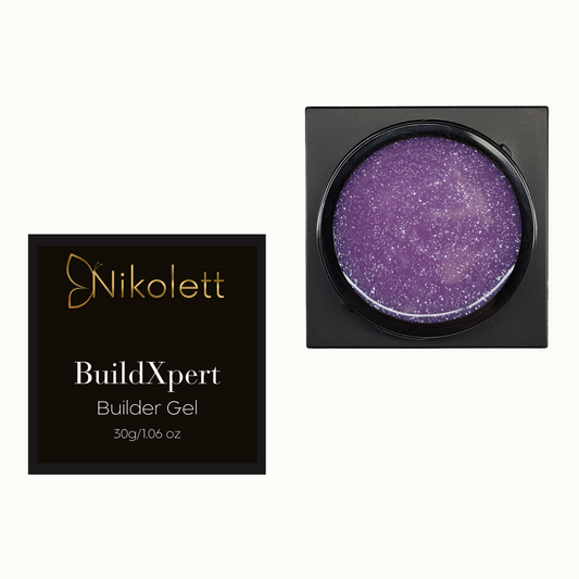 BuildXpert Builder Gel BX08 Amethyst Spark